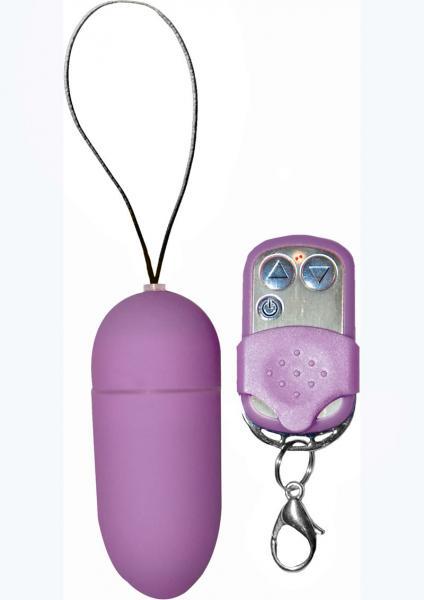 Power Bullet Vibrator With Remote Control Purple
