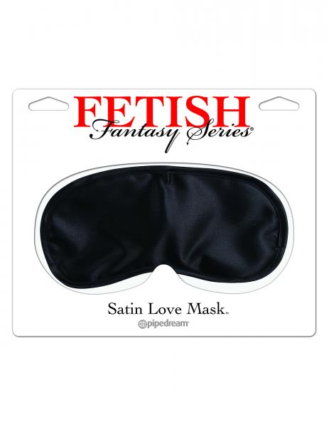 Fetish Fantasy Satin Love Mask Black O/S