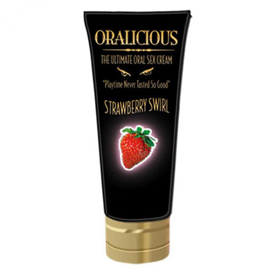 Oralicious Oral Sex Cream Strawberry 2oz