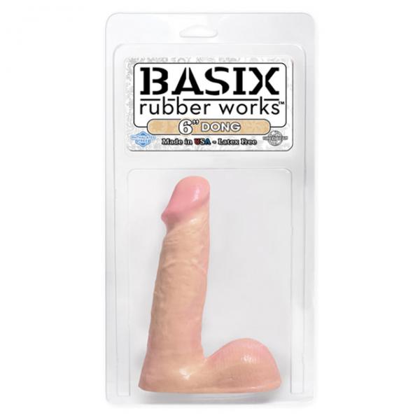 Basix Rubber Works 6 Inch Dong