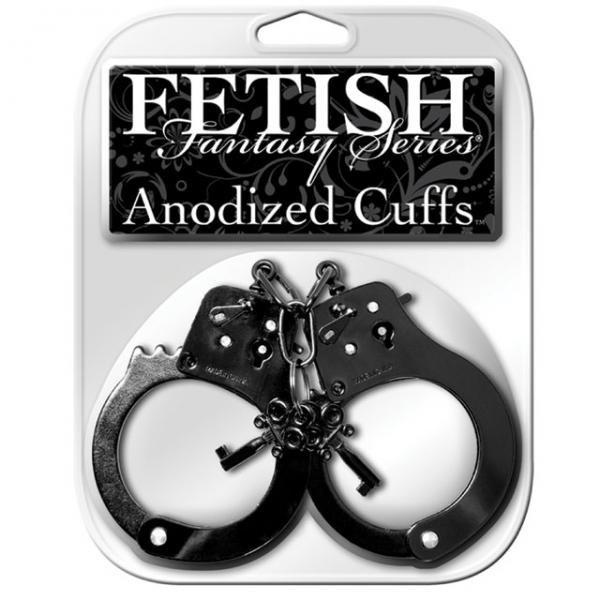 Fetish Fantasy Anodized Cuffs Black