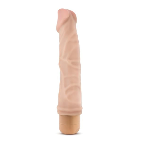 Dr Skin Cock Vibe #6 9 inches Dong Beige