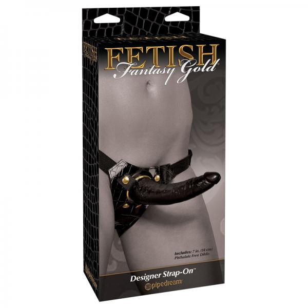Fetish Fantasy Gold Designer Strap On Black