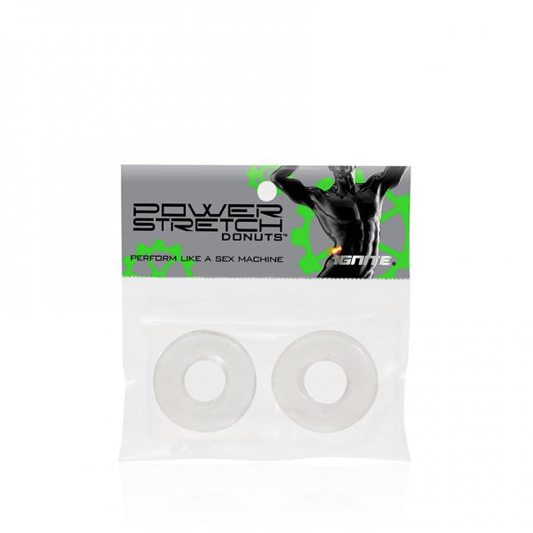 Thick Power Stretch Donuts 2 Pack Clear