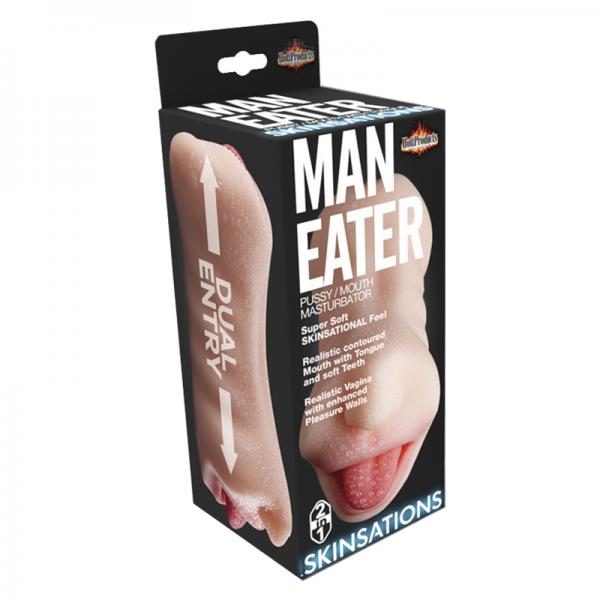 Skinsation Man Eater Pussy & Mouth Masturbator