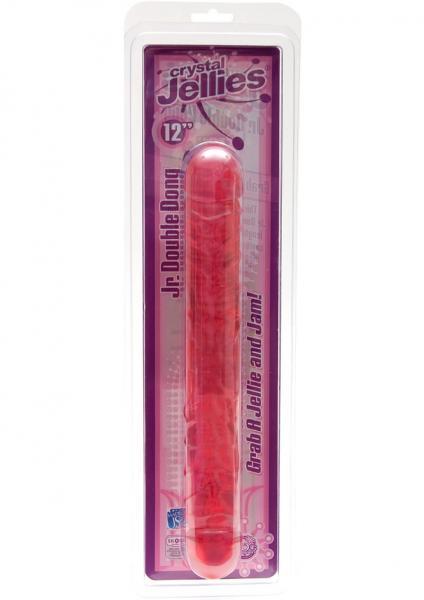 Jellies Jr Double Dong 12 Inch - Pink