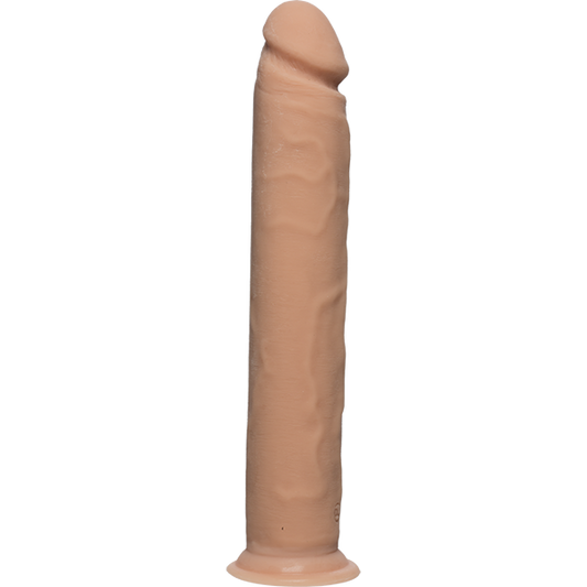 The D Realistic D 12 inches Ultraskyn Beige Dildo