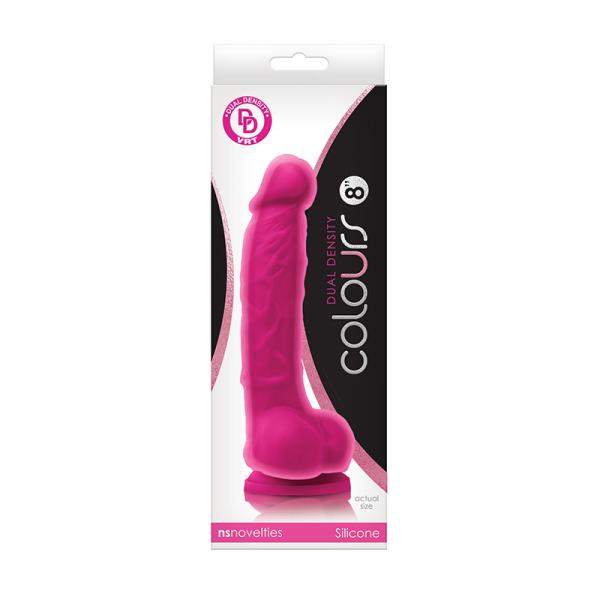 Colours Dual Density 8in Pink