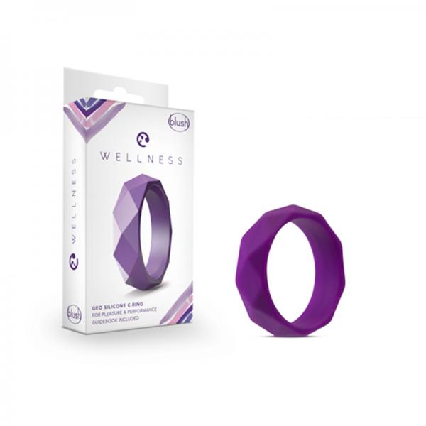 Wellness - Geo C Ring - Purple