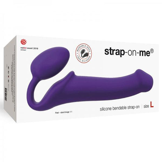 Strap-on-me Semi-realistic Bendable Strap-on Purple Size L